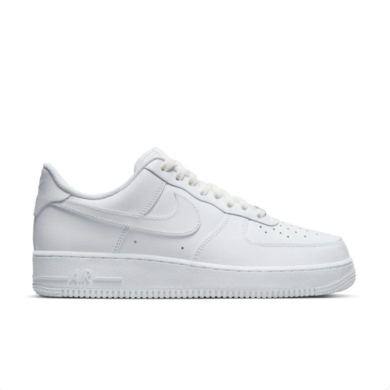 Nike Air Force 1 All-White Low-Top Sneakers