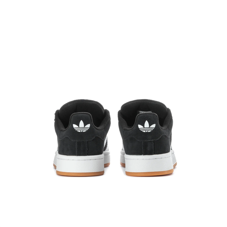 adidas Campus Black & White Low-Top Sneakers with Gum Outsole