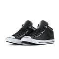 Converse All Star Black High-Top Sneakers with White Toe Cap