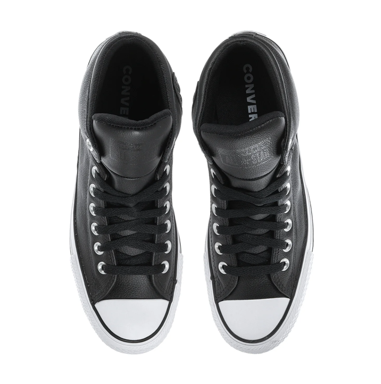 Converse All Star Black High-Top Sneakers with White Toe Cap
