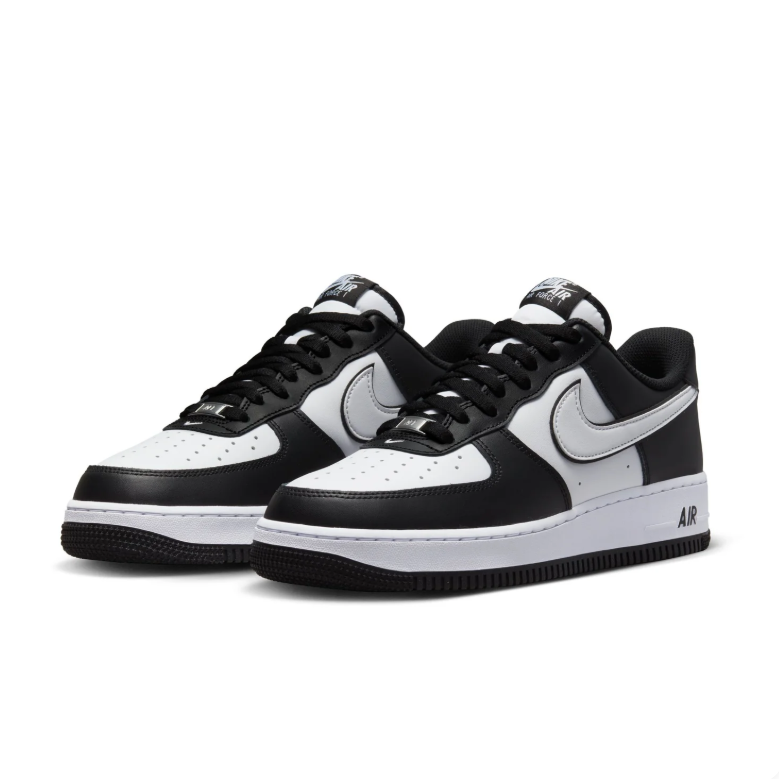Nike Air Force 1 Black & White Low-Top Sneakers
