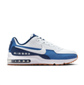 Nike Air Max White & Blue Low-Top Sneakers with Gum Outsole