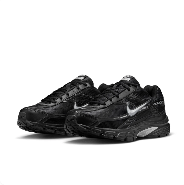 Nike Initiator Black & Metallic Silver Sneakers