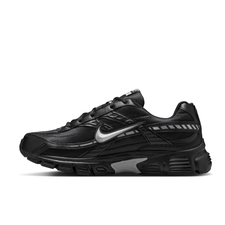 Nike Initiator Black & Metallic Silver Sneakers