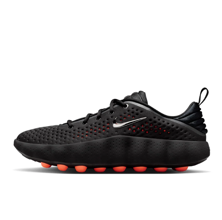 Nike Black Sneakers with Orange Sole Pods