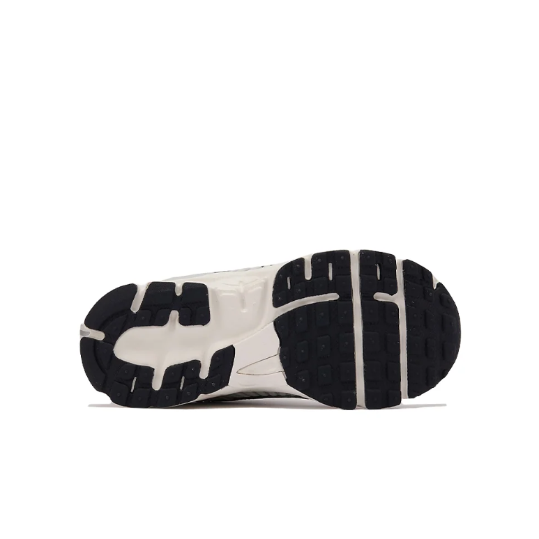 Nike White and Metallic Silver Low-Top Sneakers