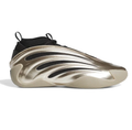 Metallic Champagne and Black Sneakers with Sculpted Cutout Panels